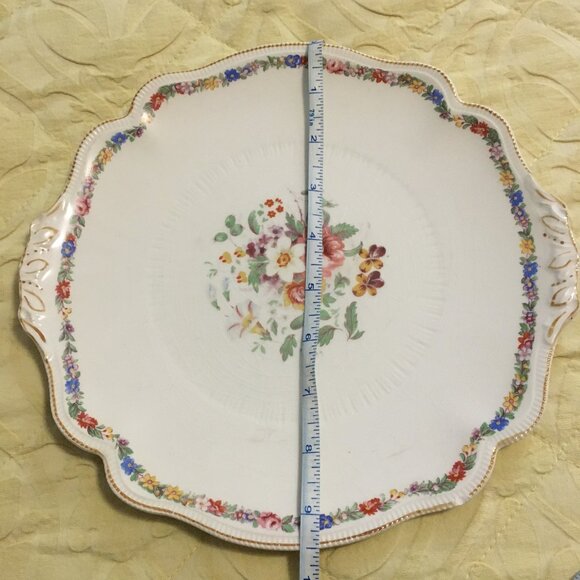 Vintage Old Staffordshire Johnson Bros England MARLOW Small Serving Platter - Picture 9 of 9